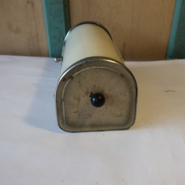 Beschuit trommel 29 x 12 x 12 metaal origineel