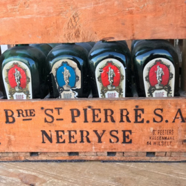 Krat hout kist flessen jenever België VERKOCHT