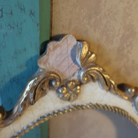 Lijst kader brons & crème 34 x 40 cm brocante