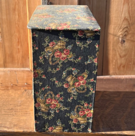 Ladekastje stoffen bekleding sieraden VERKOCHT