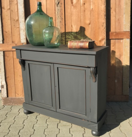 Commode lage kast grijs 105 cm VERKOCHT