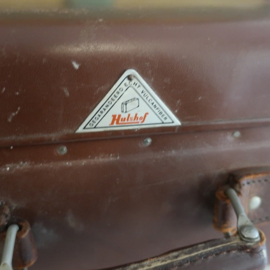Koffer bruin 56 x 34 x 17 Hulshof origineel Bleeker