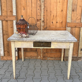 Boerentafel 109 x 77 tafel hout café VERKOCHT