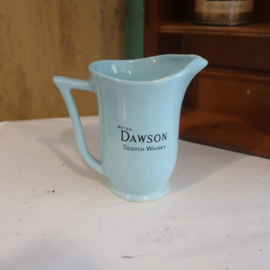 Peter Dawson Scotch whisky kan jug blauw