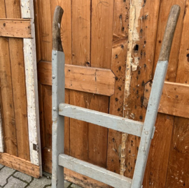 Steekwagen hout antiek Frankrijk bagage kar