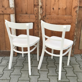 Eetkamer stoel 4 stuks wit VERKOCHT