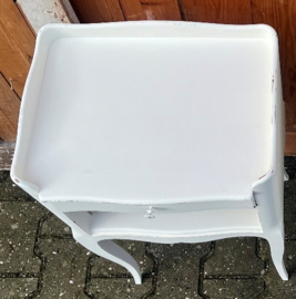 Nachtkastje Frankrijk wit VERKOCHT