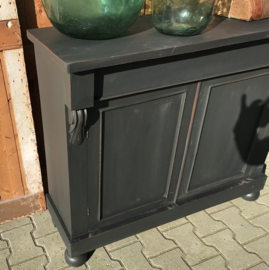 Commode lage kast grijs 105 cm VERKOCHT