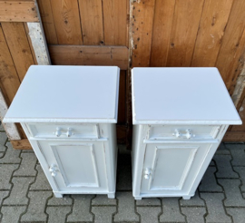 Nachtkastjes nachtkast wit 1930 VERKOCHT
