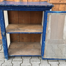 Vliegenkast blauw kast 70 x 48,5 x 84,5 VERKOCHT