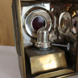 Olielamp stallamp scheepslamp messing