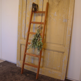 Houten ladder trap 6 treden decoratie VERKOCHT