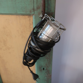Looplamp kooilamp industrie origineel zwart