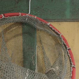 Visnet vissers fuik 4 ringen 130 cm VERKOCHT
