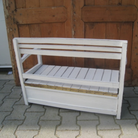 Kinder klepbank halbank wit 82 cm VERKOCHT