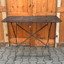 Tuintafel bistrotafel metaal zwart opklapbaar