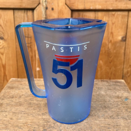 Waterkan kan Pastis 51 blauw plastic Frankrijk