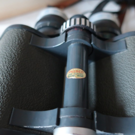 Verrekijker vintage 7 x 50 grijs retro hoes