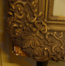 Lijst kader antiek decoratie goud brons