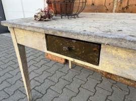 Boerentafel 109 x 77 tafel hout café VERKOCHT