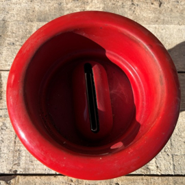 Petroleumstel emaille rood Ø 18 cm origineel