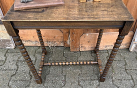 Haltafel side table 1920 bijzettafel origineel