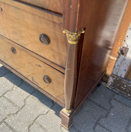 Ladekast commode 3 laden origineel 81,5 cm