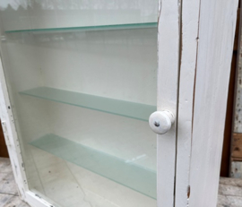Vitrine kast wit pronk sier wand boeken