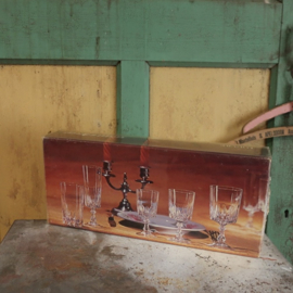 Wijnglazen Cristal d'Arques Louvre VERKOCHT