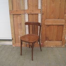 Eetkamer stoel cafe hout origineel VERKOCHT