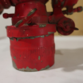 Fietslamp carbid origineel circa 1900 rood
