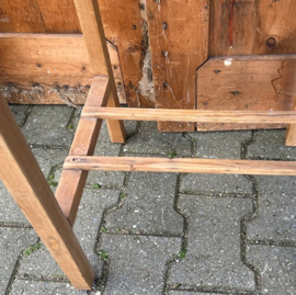 Bijzet tafel bloem planten grenen hout 75,5 cm