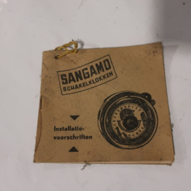 Sangamo schakelklok klok tijdklok zwart