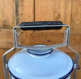 Emaille lunchtrommel tiffin dabba 5 bakken
