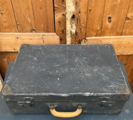 Koffer aluminium zwart origineel reiskoffer