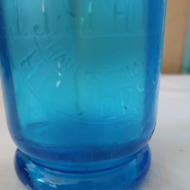 Spuitwaterfles blauw Hilversum sodafles
