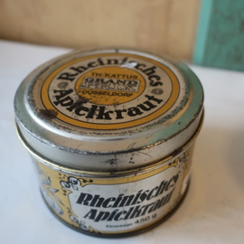 Blik appelstroop o.a. TEO De Betuwe origineel