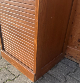 Roldeur kast archiefkast hout VERKOCHT