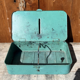 Poetsdoos metaal Brabantia groen