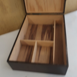 Scheerkist hout origineel kist VERKOCHT