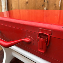 Kist koffer metaal ijzer gereedschap 39 cm