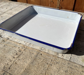 Emaille bak doka ontwikkelbad schaal wit