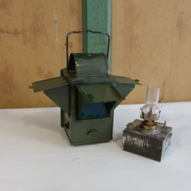 Sein lamp licht origineel olie leger groen VERKOCHT