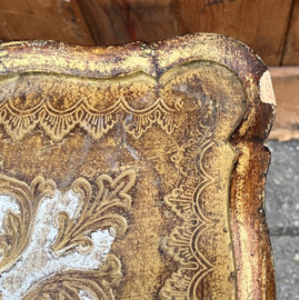 Bijzettafel brons Italiaans Florentijns 3 stuks