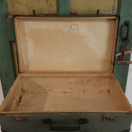 Koffer groen vintage retro origineel VERKOCHT