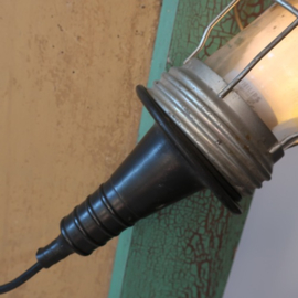 Looplamp kooilamp industrie origineel zwart