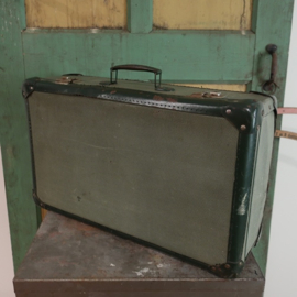 Koffer groen vintage retro origineel VERKOCHT