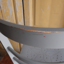 Stoel antiek hout grijs model Luterma