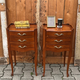 Nachtkastje origineel Frankrijk brocante 68 cm