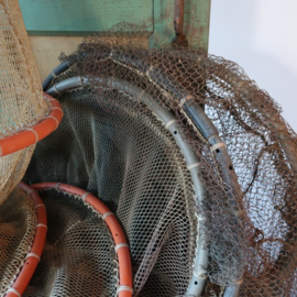 Visnet vissers fuik 7 ringen VERKOCHT